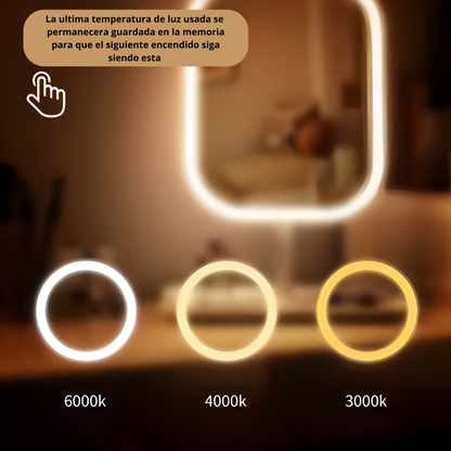 Espejo de Tocador LED