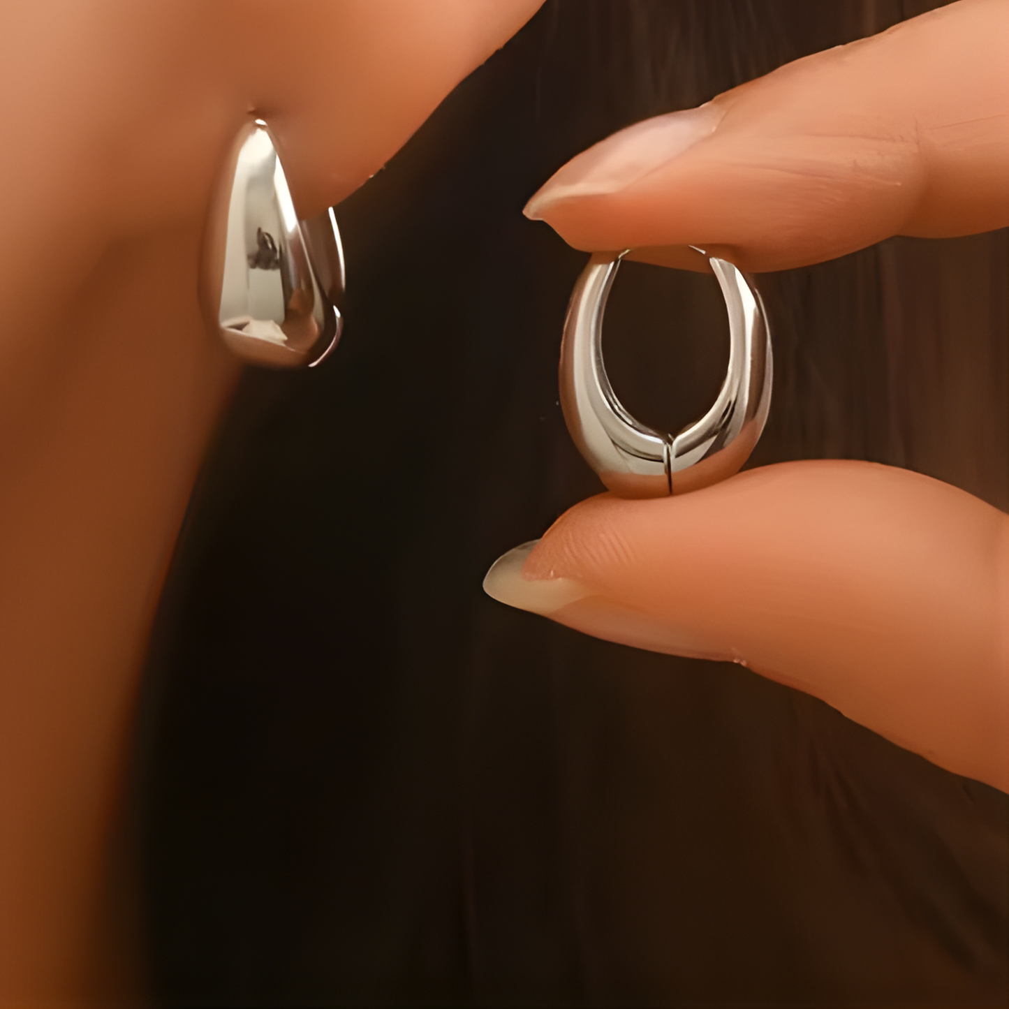 Pendientes de Aro Pulido