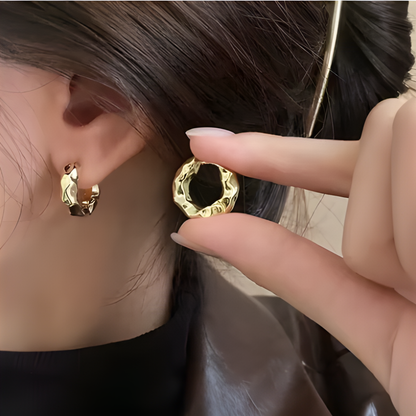 Pendientes de Aro Irregular