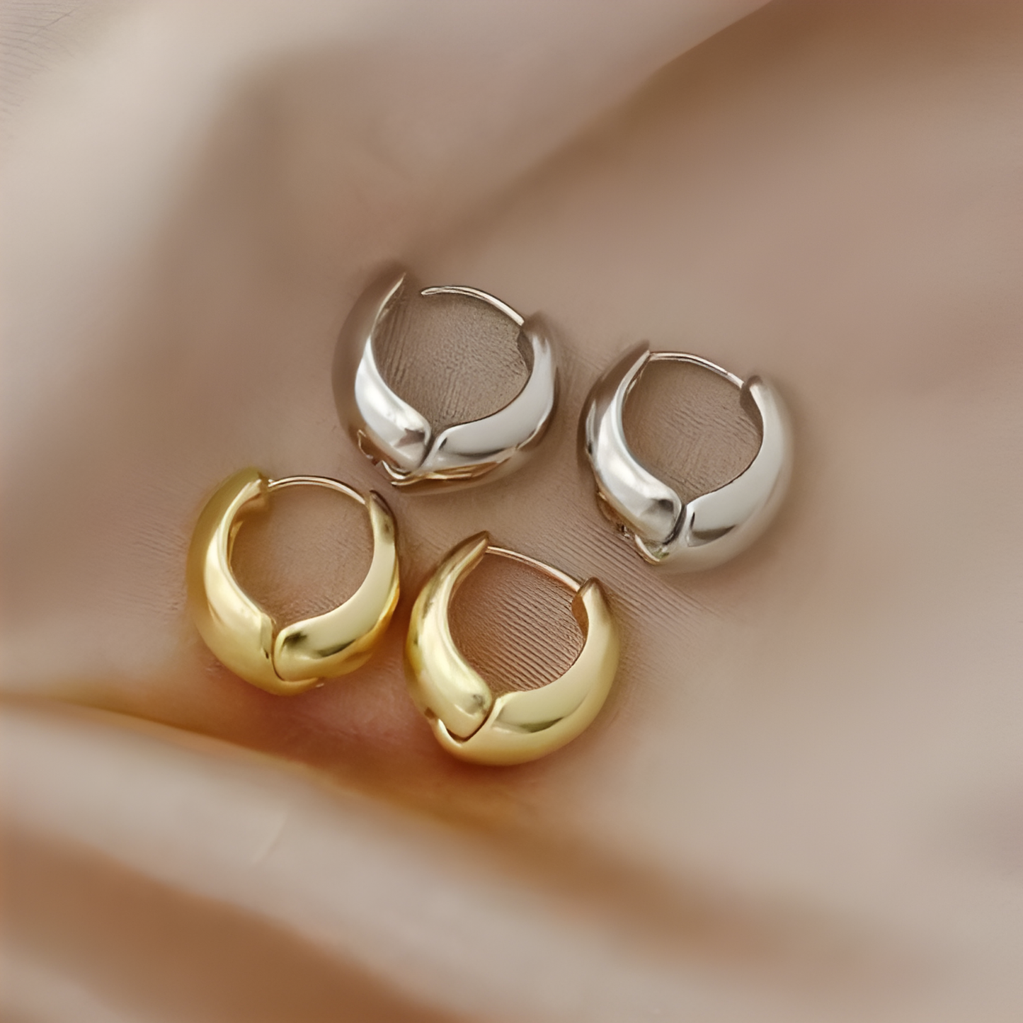 Pendientes de Aro Pulido