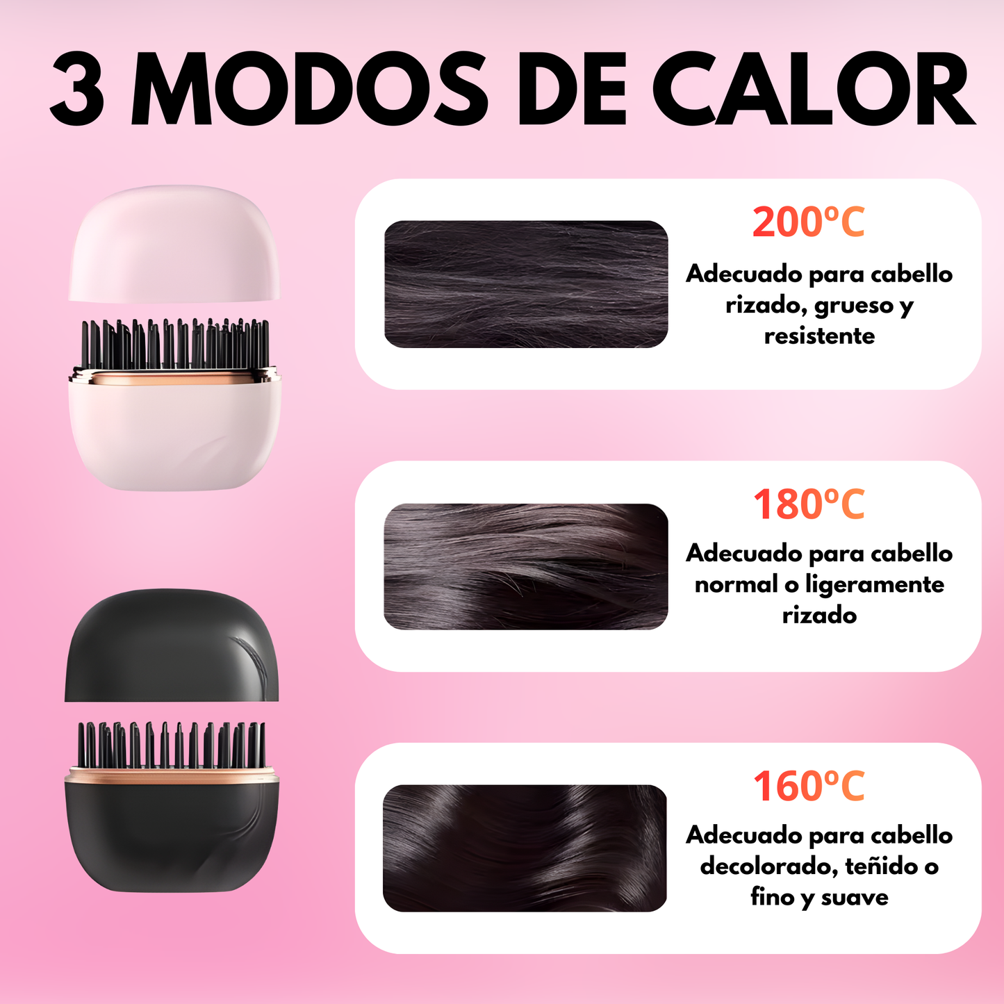 Cepillo Alisador Inalámbrico